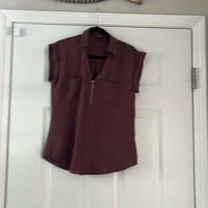 Women express size small summer top.